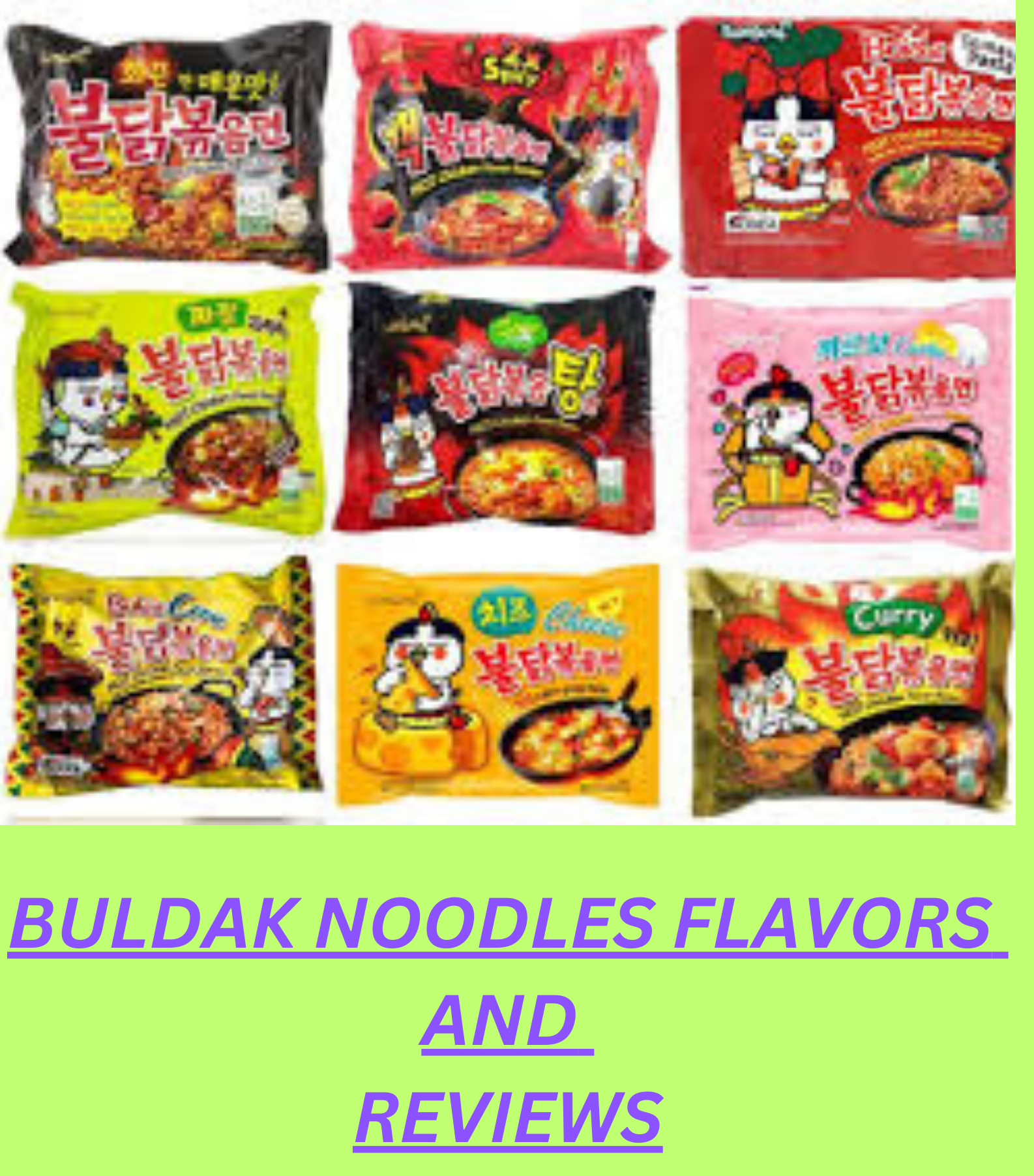 buldak noodles